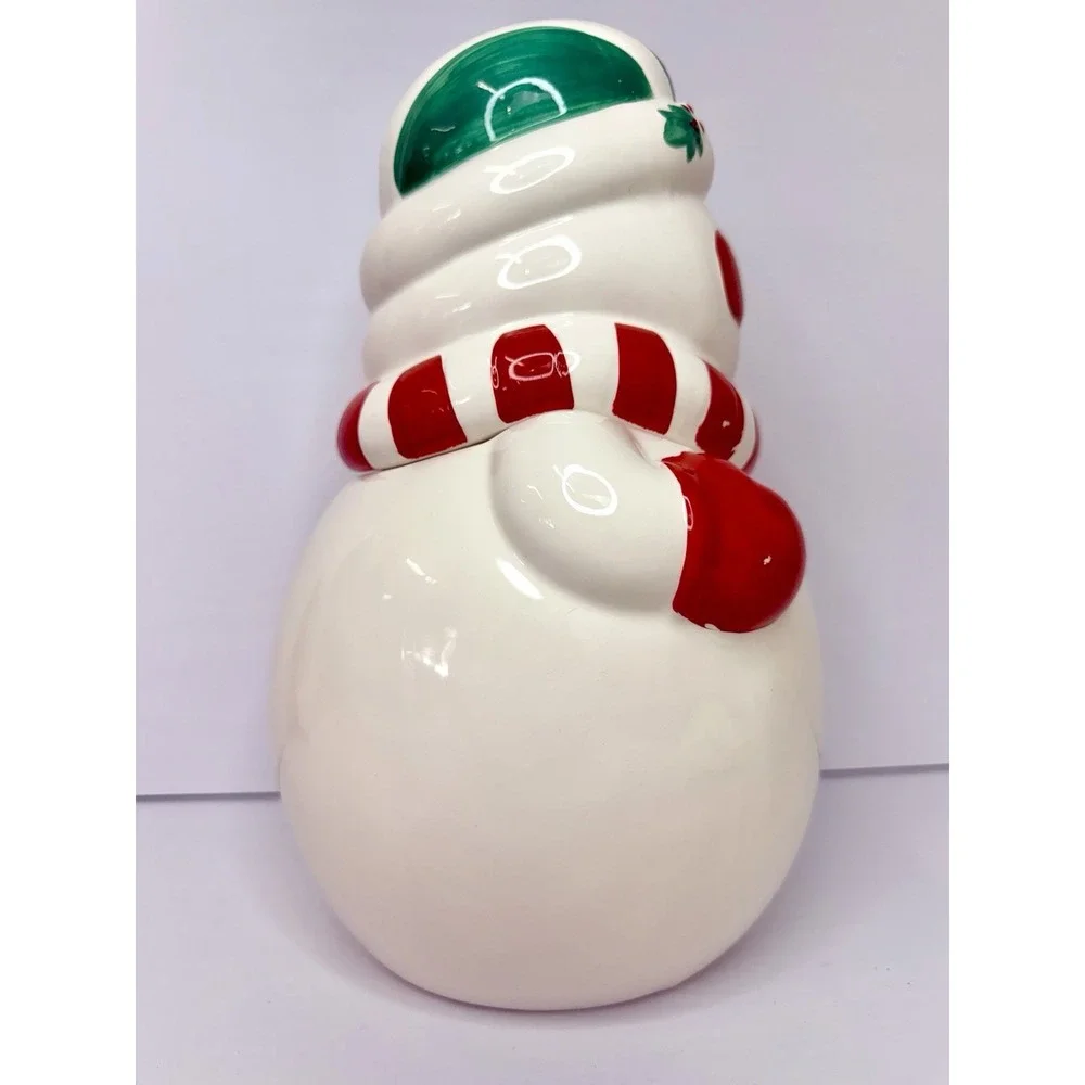 Vintage Snowman Cookie Jar 11¼